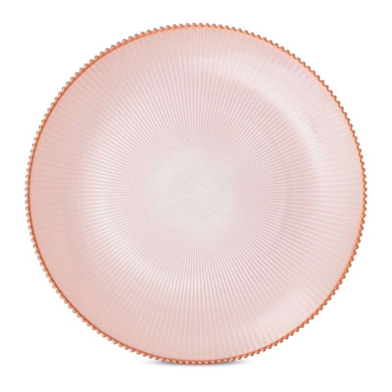 Тарелка 28 см Akcam Ноктюрн розовый 1790₽