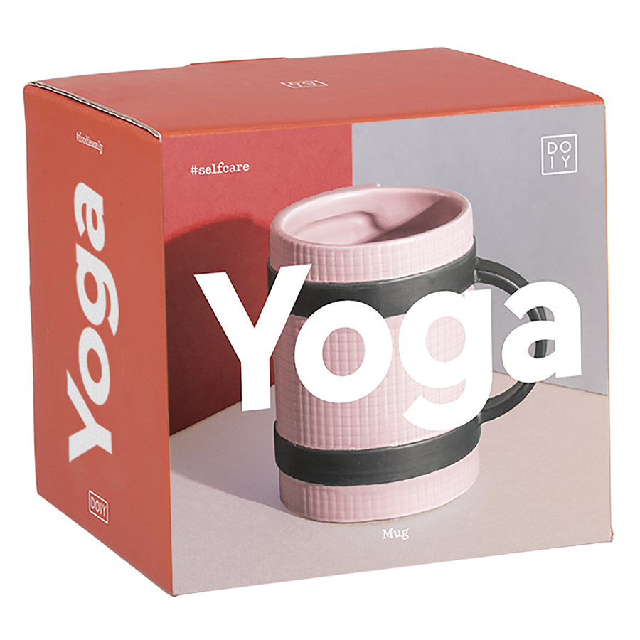 Кружка Doyi Yoga mug розовая Doiy CKH-DYMUGYOPK - фото 4