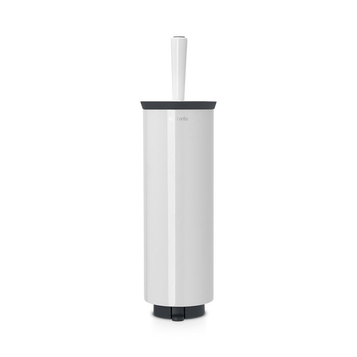 Туалетный ёршик с подставкой Brabantia Profile белый ёршик для унитаза с подставкой 10×10×37 см хром