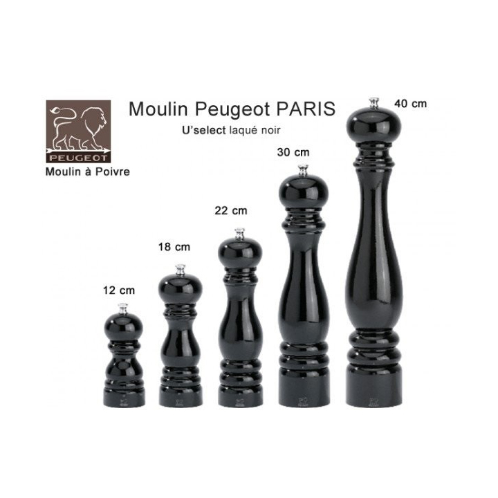 Мельница для перца 22 см Peugeot Paris u&apos;Select чёрный от CookHouse