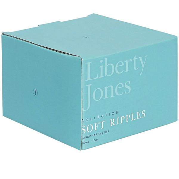 Набор пар чайных 250 мл Liberty Jones Soft Ripples 2 шт