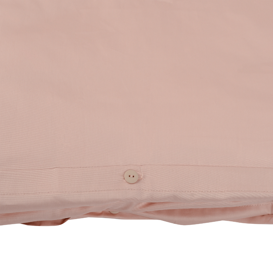 Комплект постельного белья из сатина евро Tkano Essential розовый от CookHouse