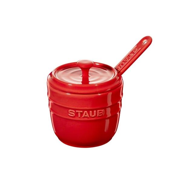 Сахарница с ложкой 250 мл Staub Ceramique вишнёвый Staub DMH-40511-800