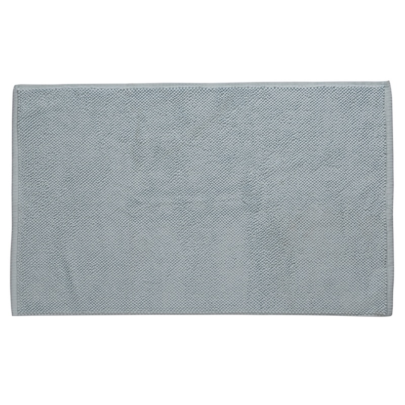 

Коврик для ванной ворсовый из чесаного хлопка Tkano Essential голубой