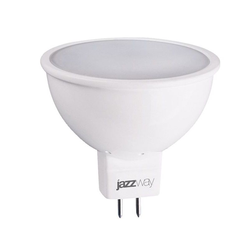 Лампа светодиодная 3000К 5 Вт GU5 JazzWay тёплый белый свет 26₽