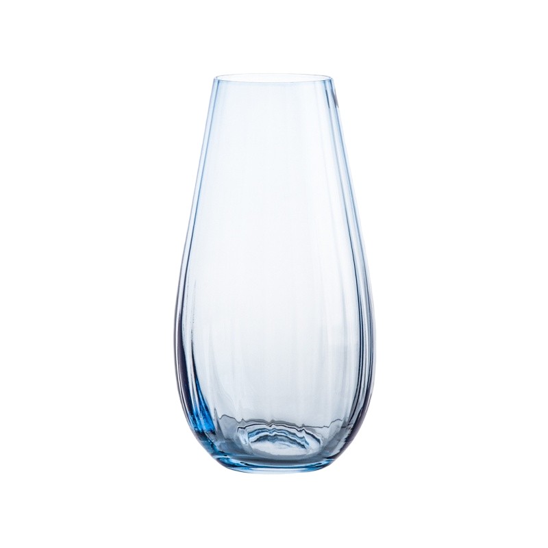 Ваза для цветов 24,5 см Bohemia Crystal Синяя оптика ваза 18 см bohemia crystal cherry