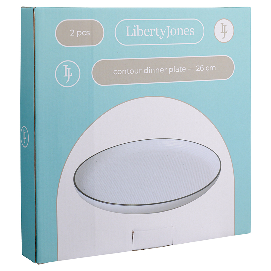 Набор тарелок 26 см Liberty Jones Contour 2 шт Liberty Jones CKH-LJ_RI_PL26 - фото 5