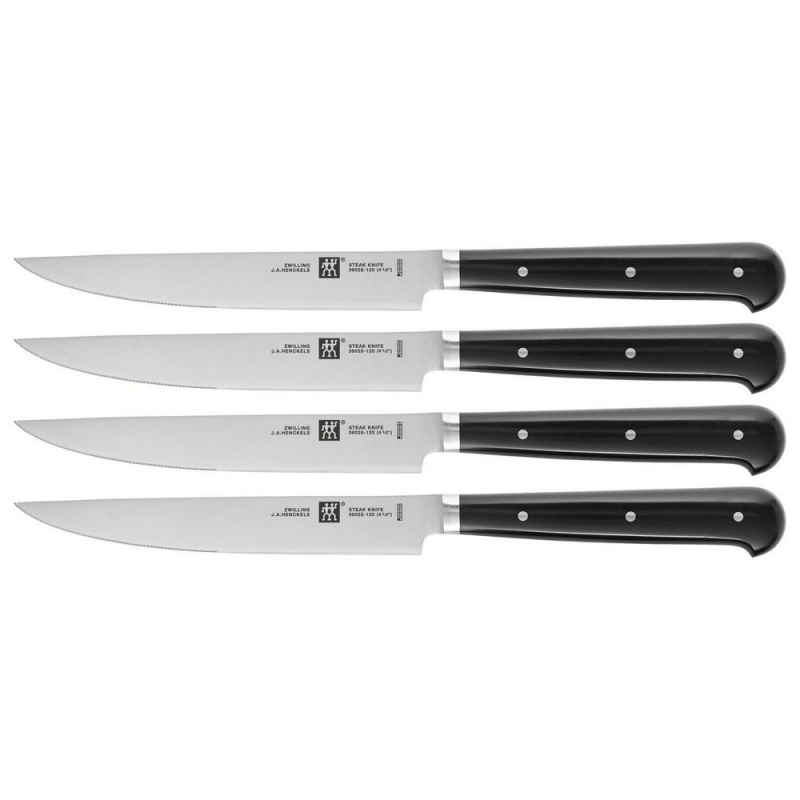 Набор стейковых ножей с зубчатой кромкой Zwilling 4 шт набор стейковых ножей 12 см zwilling 4 предмета