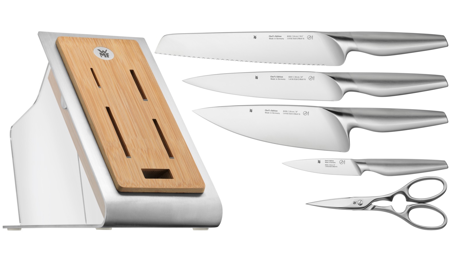 Набор ножей с блоком WMF Chef's Edition WMF DMH-3201112292 - фото 3