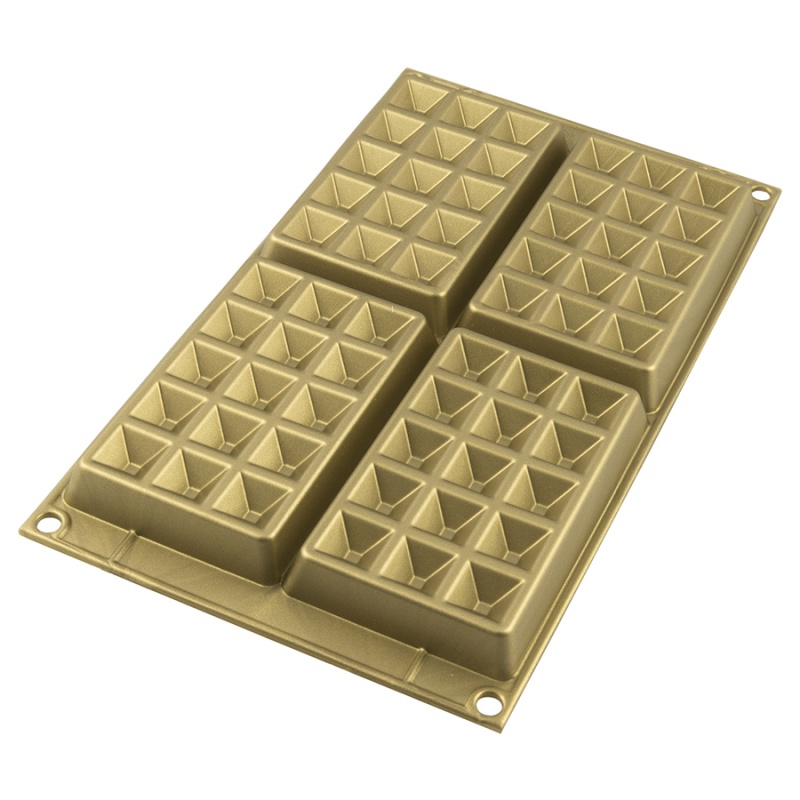 Форма для приготовления вафель Silikomart Waffel Classic силиконовая золотая форма для запекания силикон 21х16 см atmosphere nordic ат к3082
