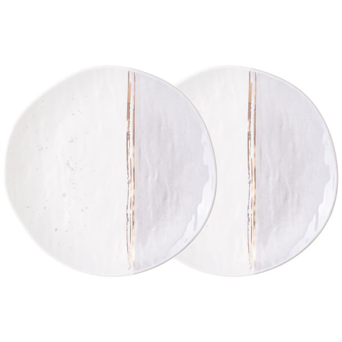Набор тарелок  HERBAL 2 шт 25.5 см, пастельный