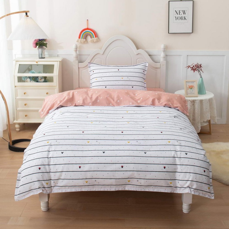 Комплект постельного белья детский Sofi de Marko Микки розовый комплект постельного белья полутораспальный melograno sakura neve satin