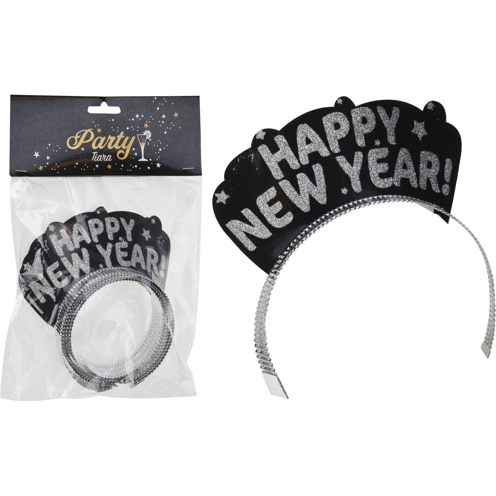 

Вечеринка набор ободков карнавальных 4 шт. Happy New Year