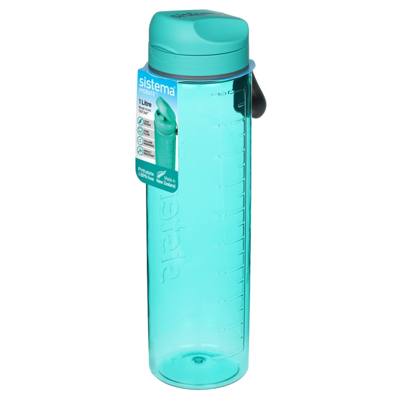 Бутылка для воды 1 л Sistema Tritan в ассортименте бутылка для воды puma waterbottle plastic 05263201