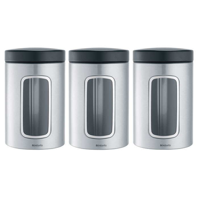 

Набор контейнеров с окном 3 предмета Brabantia