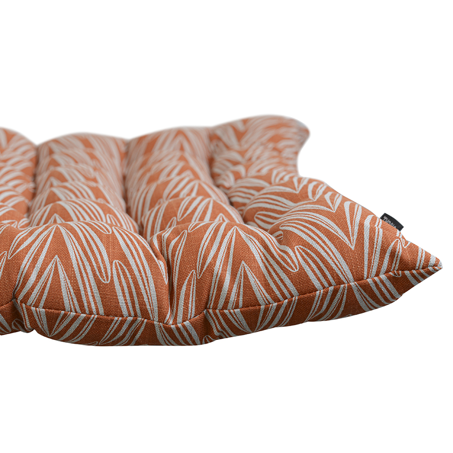 Подушка на стул стёганая из хлопка 40 x 40 см Tkano Колосья от CookHouse