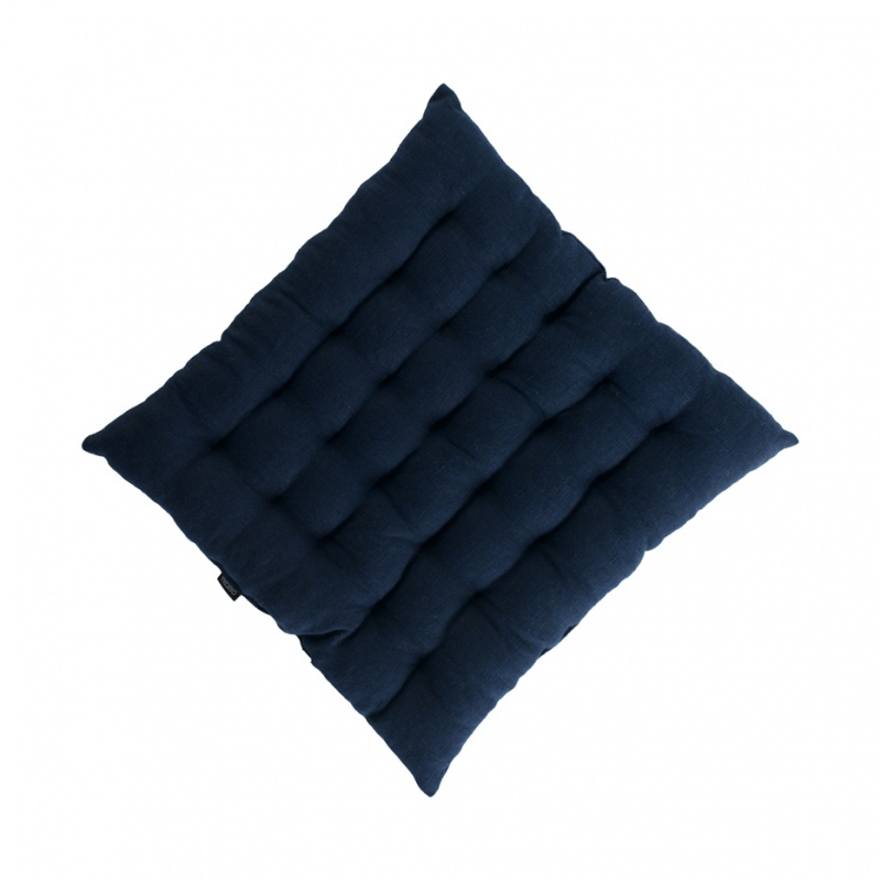 Стеганная подушка на стул 40 х 40 см Tkano Essential Тёмно-синий Tkano CKH-TK18-CP0007
