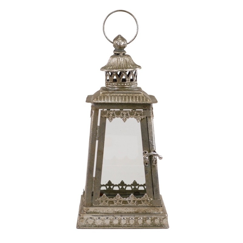 Фонарь декоративный 15,5 х 32 см Азалия серебряный фонарь fenix e01 v2 0 e01v20blk