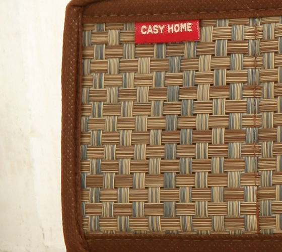 Коробка для хранения с крышкой Casy Home коричневая