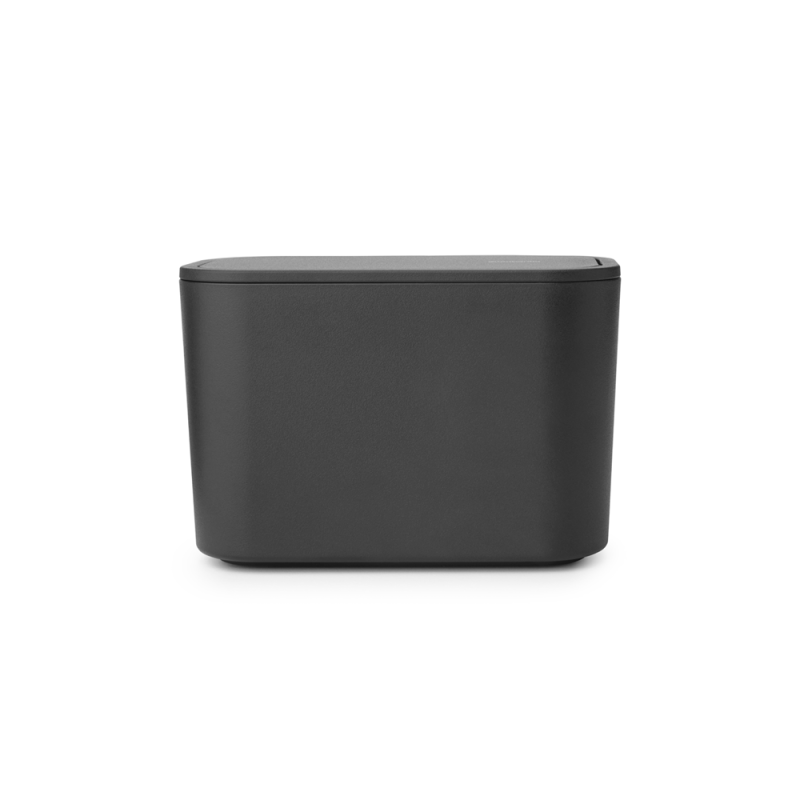 Контейнер для мусора 15 х 10 см Brabantia тёмно-серый контейнер для сыпучих продуктов 1 4 л brabantia серый
