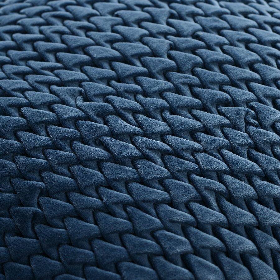Подушка декоративная стёганая 45 х 45 см Tkano Essential синий от CookHouse