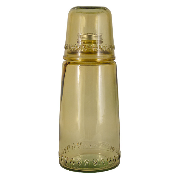 Бутылка для воды со стаканом Natural Water коричневый San Miguel CKH-VSM-XRD8379-DB411