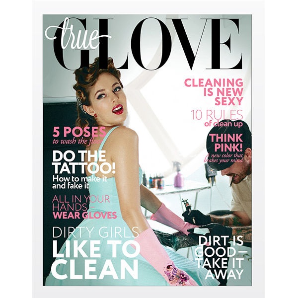 Перчатки хозяйственные для уборки и сада Trueglove Душа поёт M