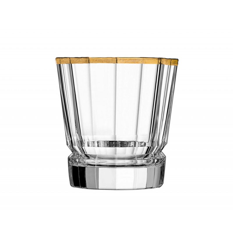 Набор низких стаканов 320 мл Cristal D'Arques Macassar Gold 6 шт Cristal D'Arques CKH-L6609GOLD - фото 1
