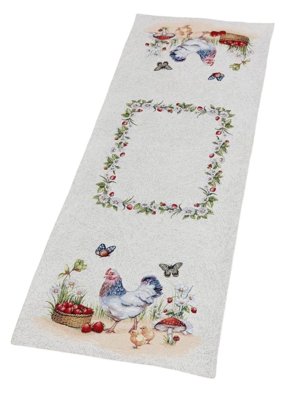 Дорожка 40 х 100 см Le Gobelin Кантри Петушок 507₽