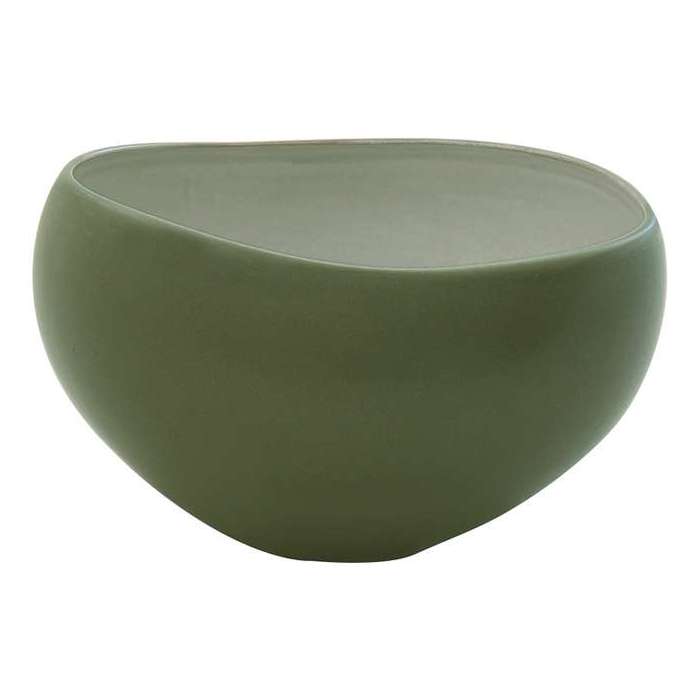 Салатник 400 мл Easy Life Organica зелёный набор посуды керамика 3 шт феечка тарелка 17 5см салатник 15см 350мл кружка 230мл daniks c644