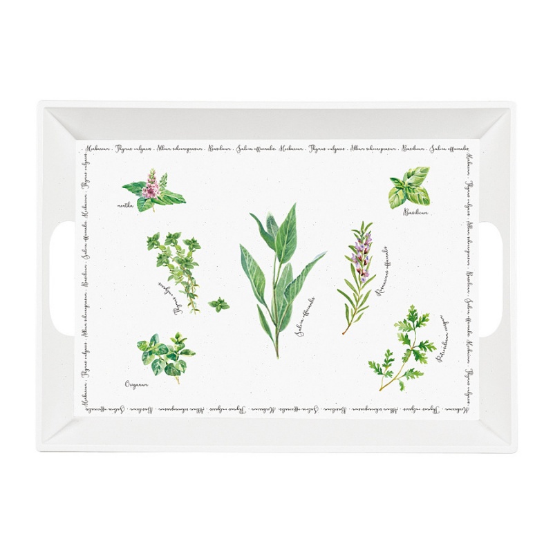 

Поднос с ручками 51 х 38 см Easy Life Herbarium