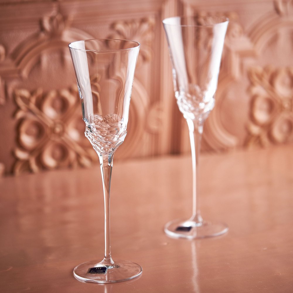 Набор бокалов для шампанского 240 мл Le Stelle Julia Deborah 2 шт Le Stelle DMH-1060 - фото 4