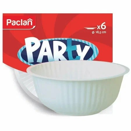 Тарелка пластиковая 18,5 см Party Classic 6 шт