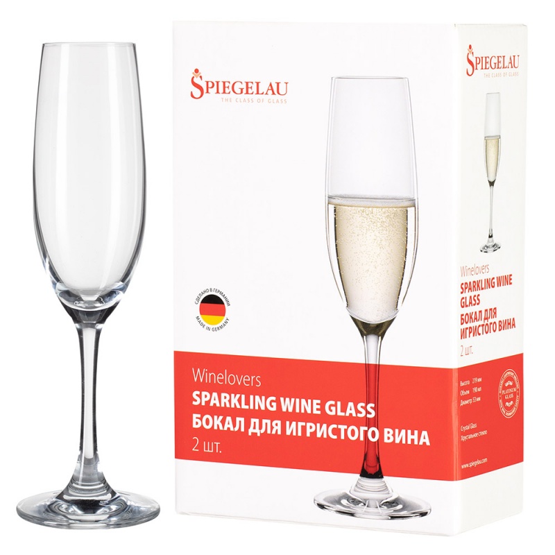 

Набор бокалов для шампанского 2 шт 190 мл Winelovers" Spiegelau
