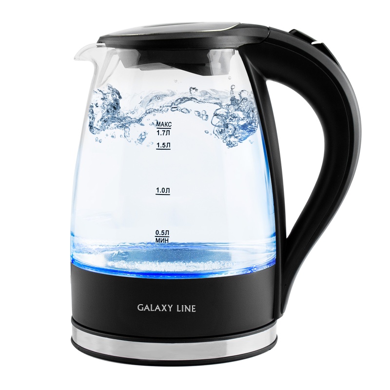 Чайник электрический 1,7 л Galaxy Line GL0552 фен расчёска galaxy line gl4407