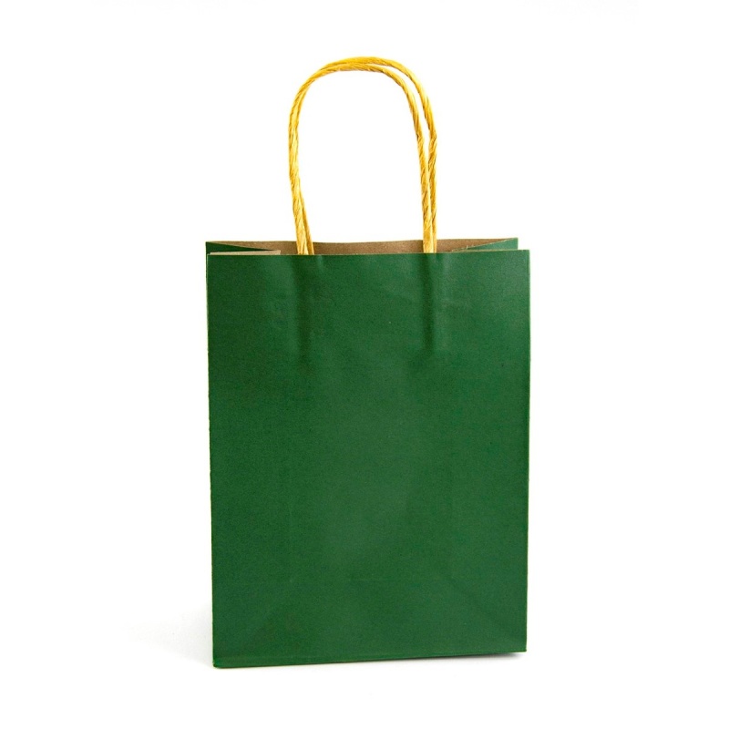 Пакет подарочный крафтовый 15 х 19 см Азалия зелёный 79₽