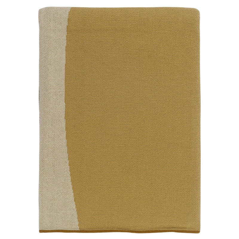 

Плед из хлопка с рисунком rice plantation из коллекции terra, 130х180 см