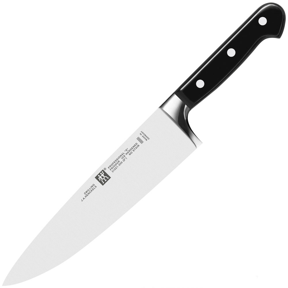 Нож поварской Zwilling Professional “S” набор ножей в подставке zwilling professional s 8 предметов
