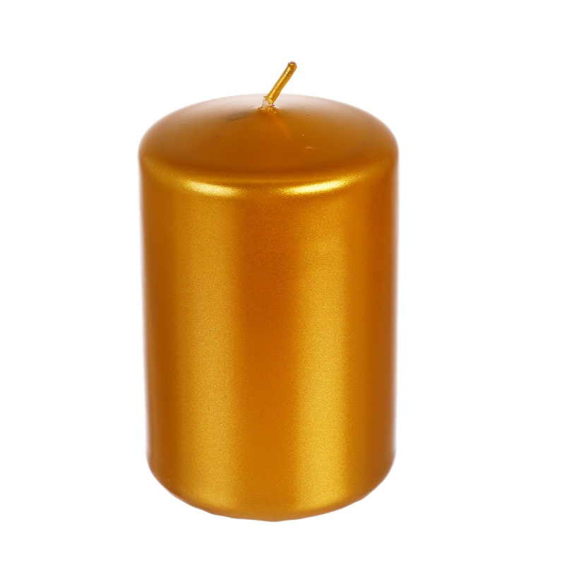Свеча классическая 9 см Adpal металлик золотой Adpal CKH-45426 - фото 1