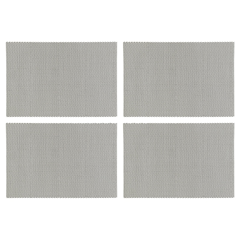 Набор салфеток сервировочных 4шт 30х45 см Tess серый 1290₽