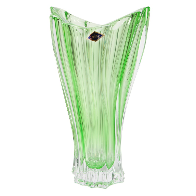 Ваза 32 см Aurum Crystal Plantica Green ваза 32 см aurum crystal plantica