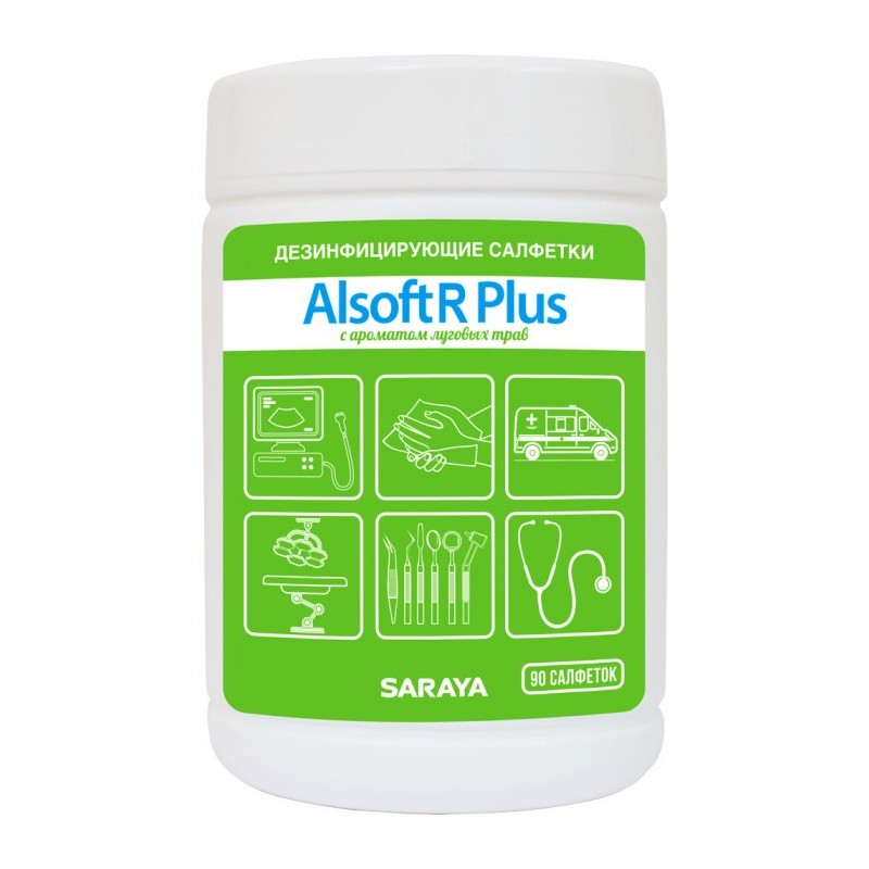 

Салфетки дезинфицирующие Alsoft R Plus 90 шт