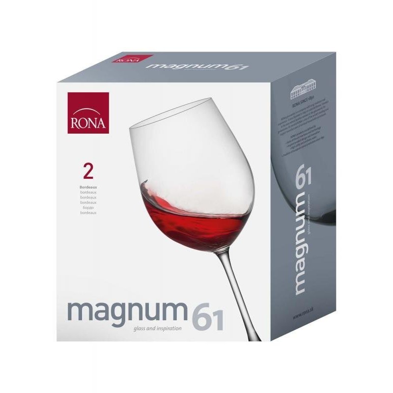Набор бокалов для вина 610 мл Rona Magnum 2 шт Rona CKH-3276/0/610 CKH-3276/0/610 - фото 2