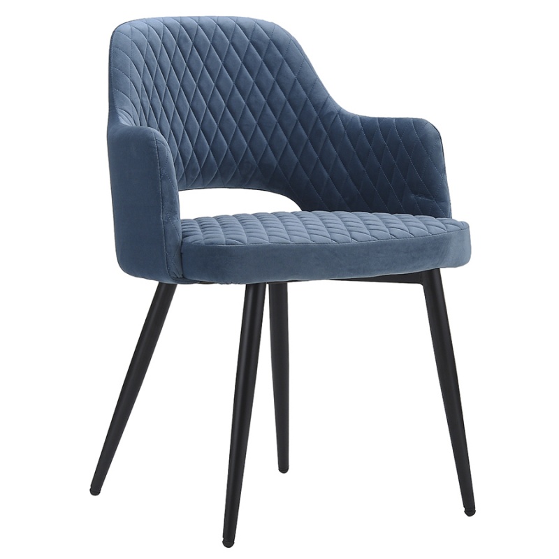 

Кресло Burgos вельвет, темно-синее