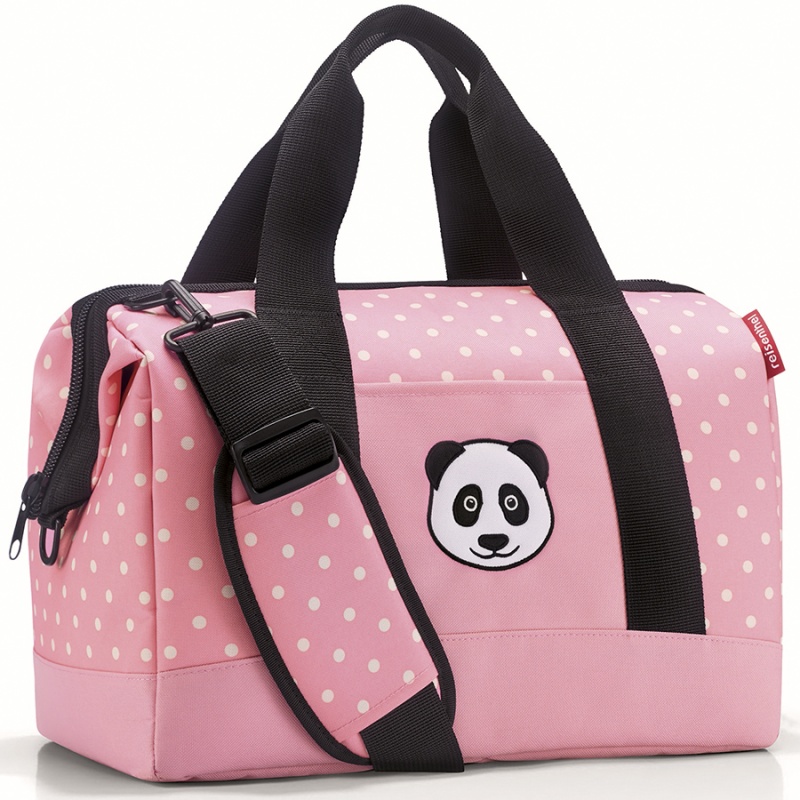 

Сумка детская Reisenthel Allrounder M panda dots pink