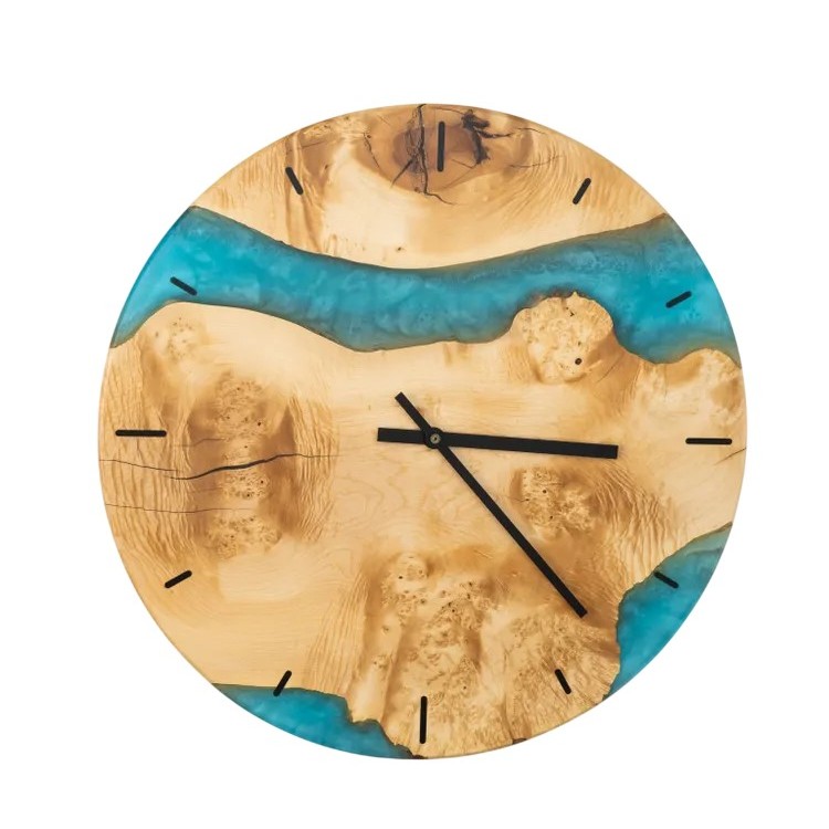 Часы настенные Мастерская Клименко Каньон бирюза