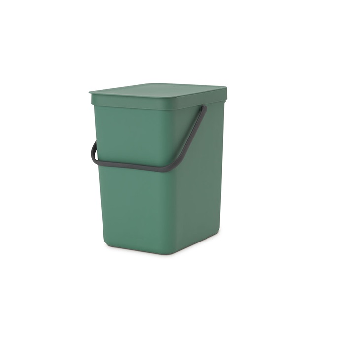 Встраиваемое мусорное ведро 25 л Brabantia Sort & Go тёмно-зелёный brabantia ведро мусорное встраиваемое sort