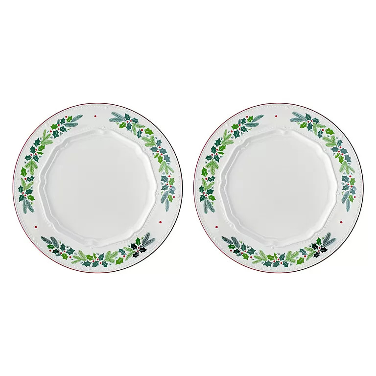 Набор тарелок 265 см Tkano Nordic winter 2 шт белый 2312₽