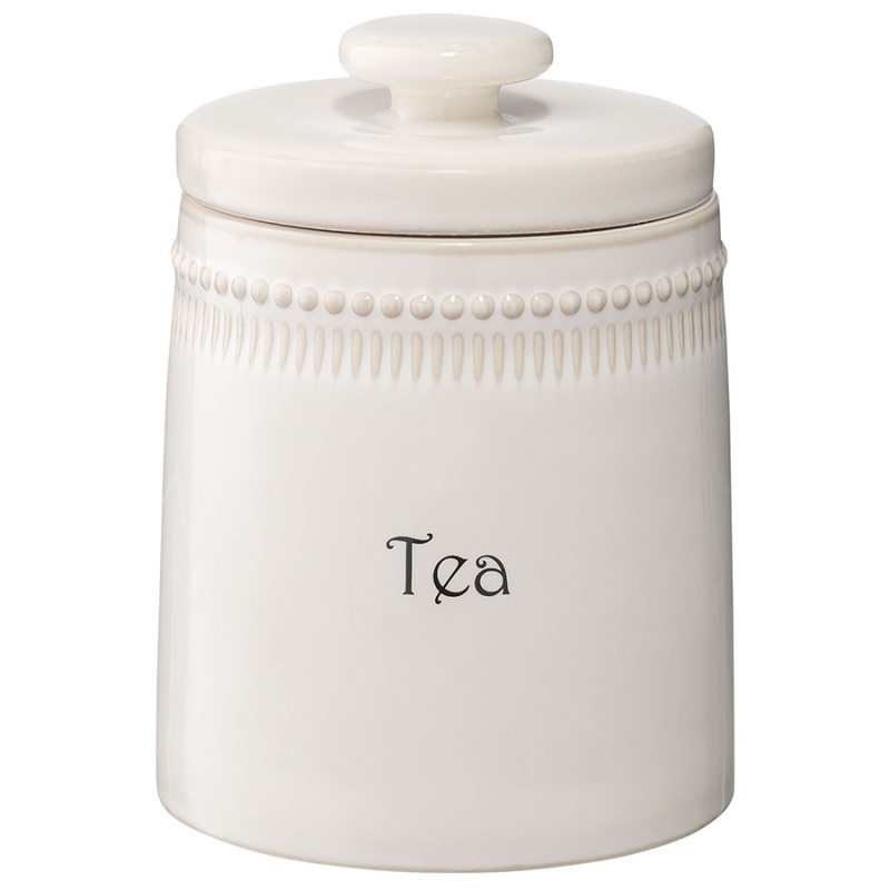 Банка для чая белого цвета из коллекции kitchen spirit, 820 мл Tkano CKH-TK22-TW_JAR0003 - фото 1