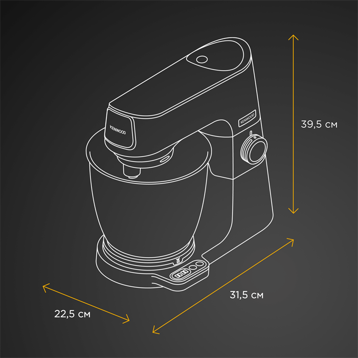 Кухонная машина Kenwood Titanium Chef Baker XL KVL65001WH